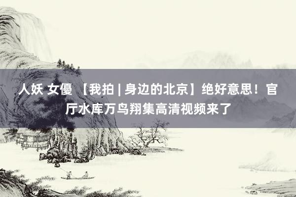人妖 女優 【我拍 | 身边的北京】绝好意思！官厅水库万鸟翔集高清视频来了