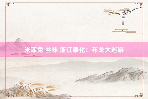 米菲兔 丝袜 浙江奉化：布龙大巡游