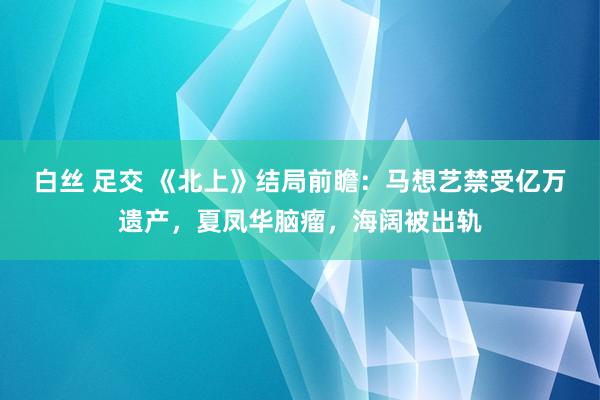 白丝 足交 《北上》结局前瞻：马想艺禁受亿万遗产，夏凤华脑瘤，海阔被出轨