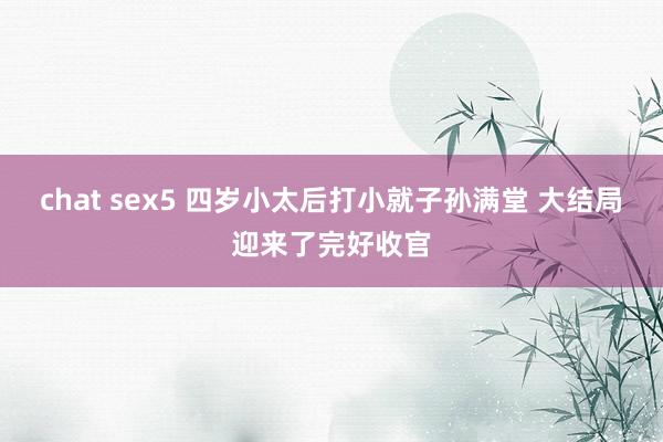 chat sex5 四岁小太后打小就子孙满堂 大结局迎来了完好收官