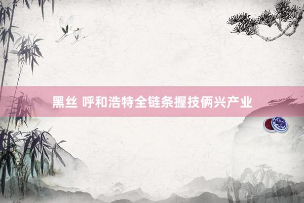 黑丝 呼和浩特全链条握技俩兴产业